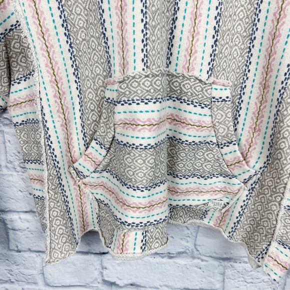 Billabong Pattern Lace Up Hoodie Beach Casual L - Picture 7 of 7